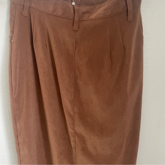 Vintage Women's Roughrider by Circle T Tan Maxi Skirt Size 5/6 - Picture 10 of 11